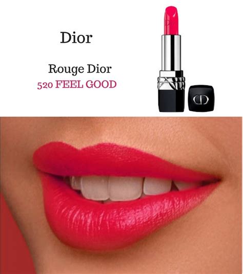 rouge dior 520 feel good|christian Dior red color.